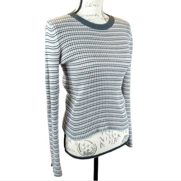 American Eagle Outfitters Sweaters - AEO Thermal Crewneck Sweater Blue -M